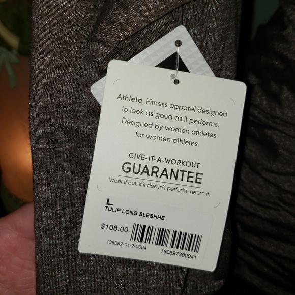 New Athleta Tulip Long Sleeve Dress - Picture 7 of 9